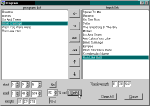 Programmation of tracks