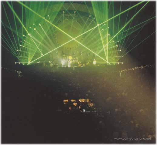 Pink Floyd Live - Stage View Above Mixing Board